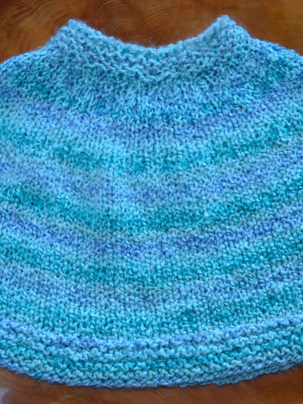 Blue Waterfall Shoulder Warmer Capelet